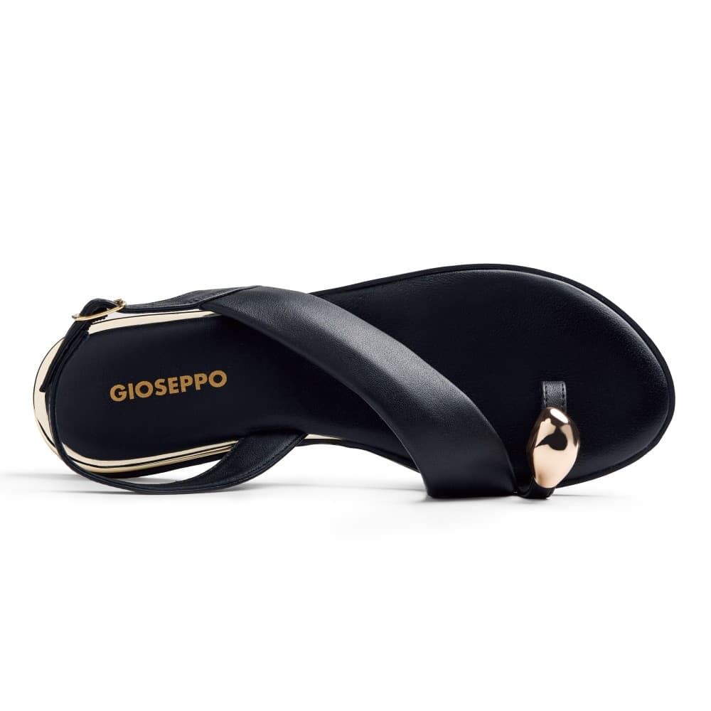 GIOSEPPO _ SANDALIAS PIEL ANILLO JOYA STONY - Imagen 4