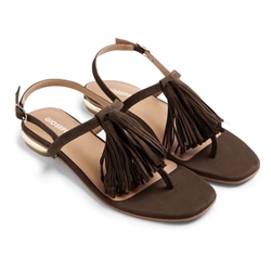 GIOSEPPO _ SANDALIAS PIEL FLECOS ESCANABA - Imagen 1