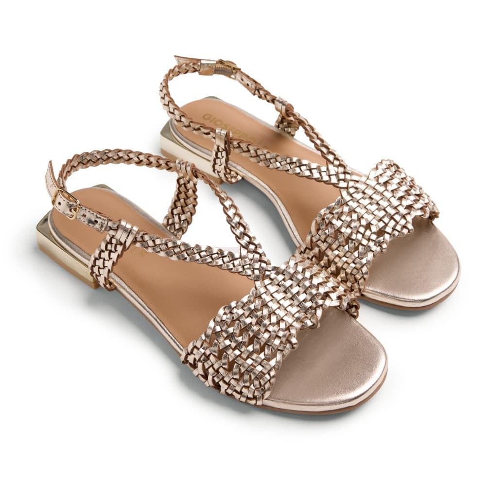 GIOSEPPO_ SANDALIAS PIEL TRENZADA KITUNDA - Imagen 1
