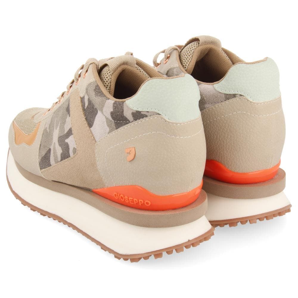 Gioseppo_ Sneakers de camuflaje con cuña interior - Imagen 3