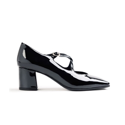 Gioseppo_ Zapato tacón negro efecto charol - Imagen 1