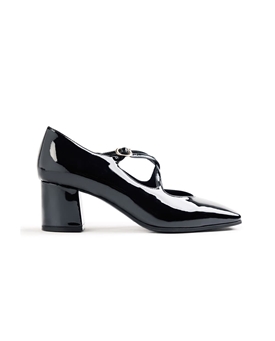 Gioseppo_ Zapato tacón negro efecto charol - Imagen 1