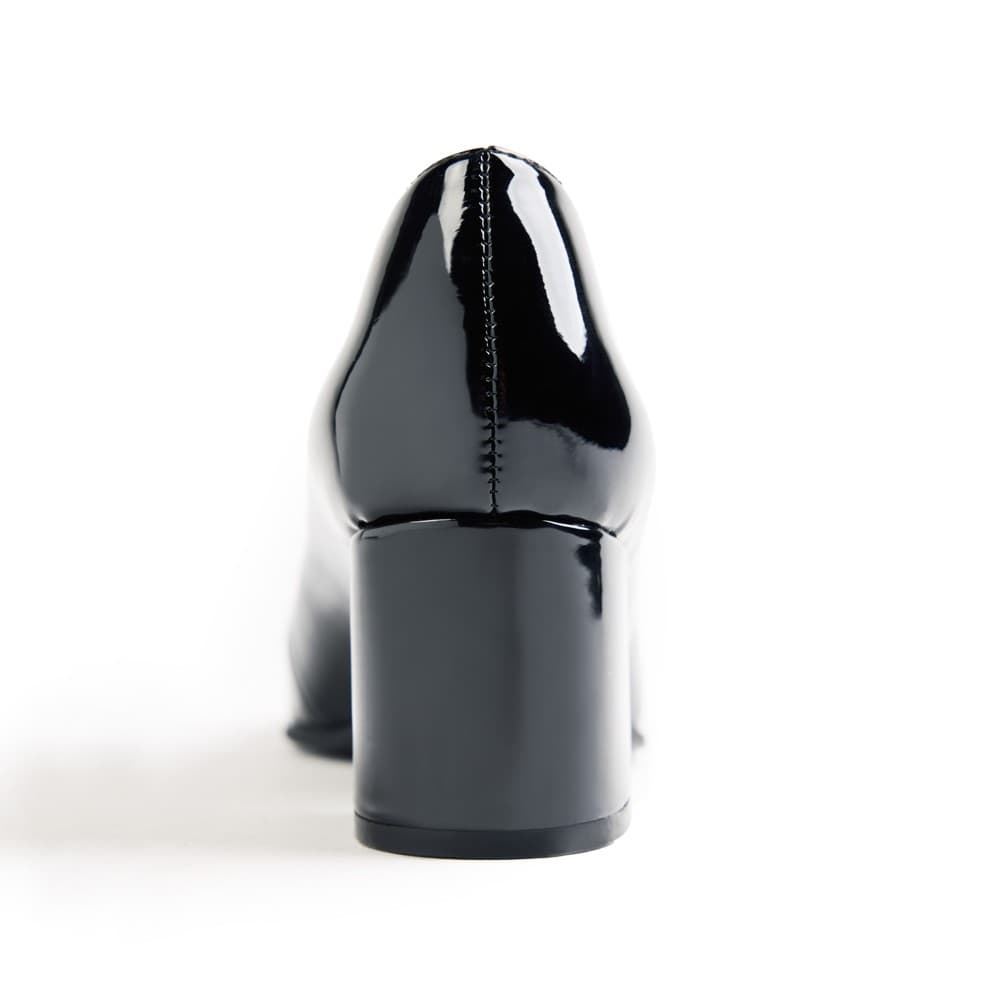 Gioseppo_ Zapato tacón negro efecto charol - Imagen 4