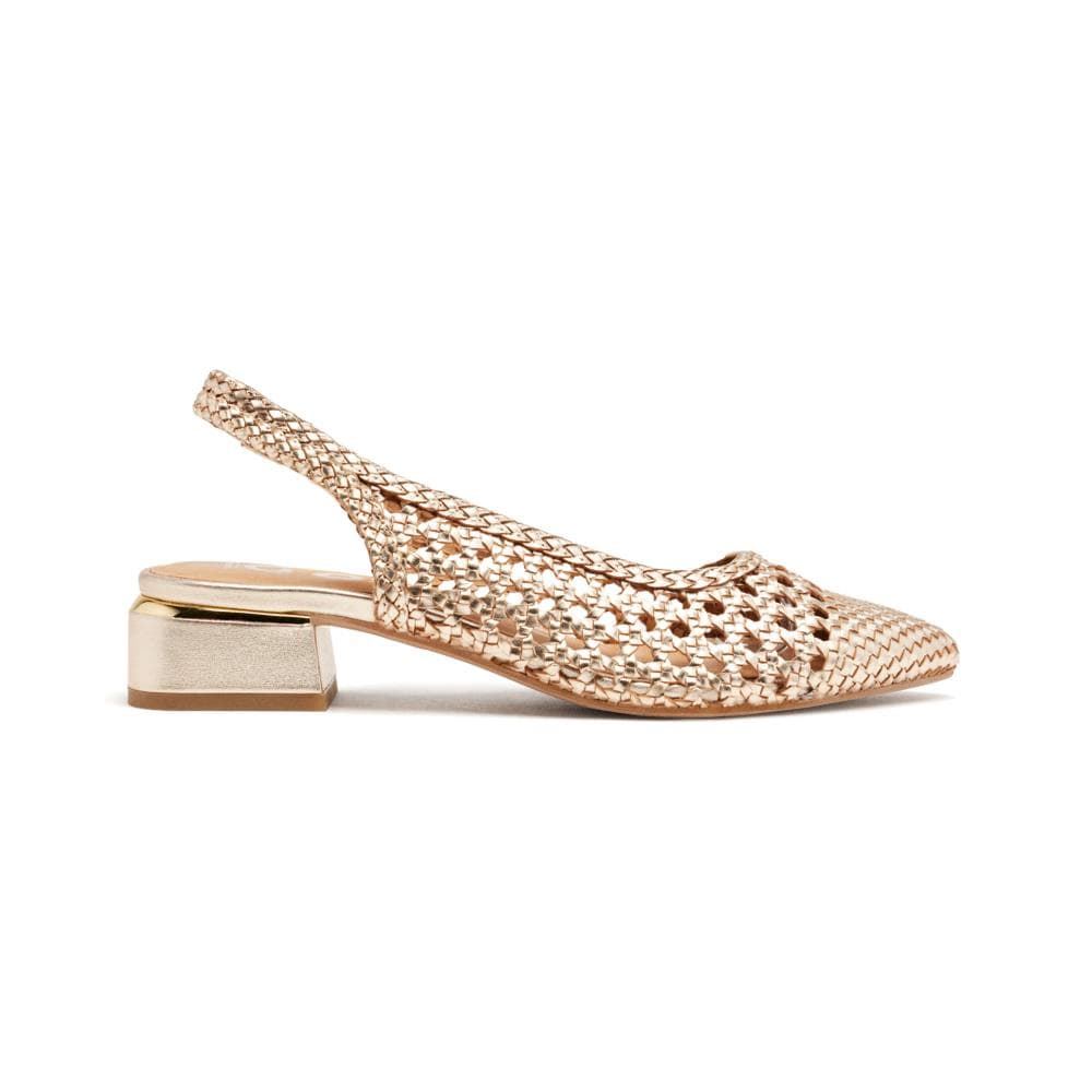 Gioseppo_ Zapato trenzado en dorado - Imagen 1