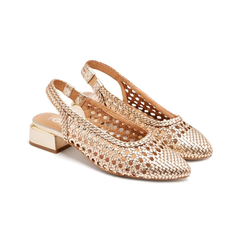 Gioseppo_ Zapato trenzado en dorado - Imagen 2