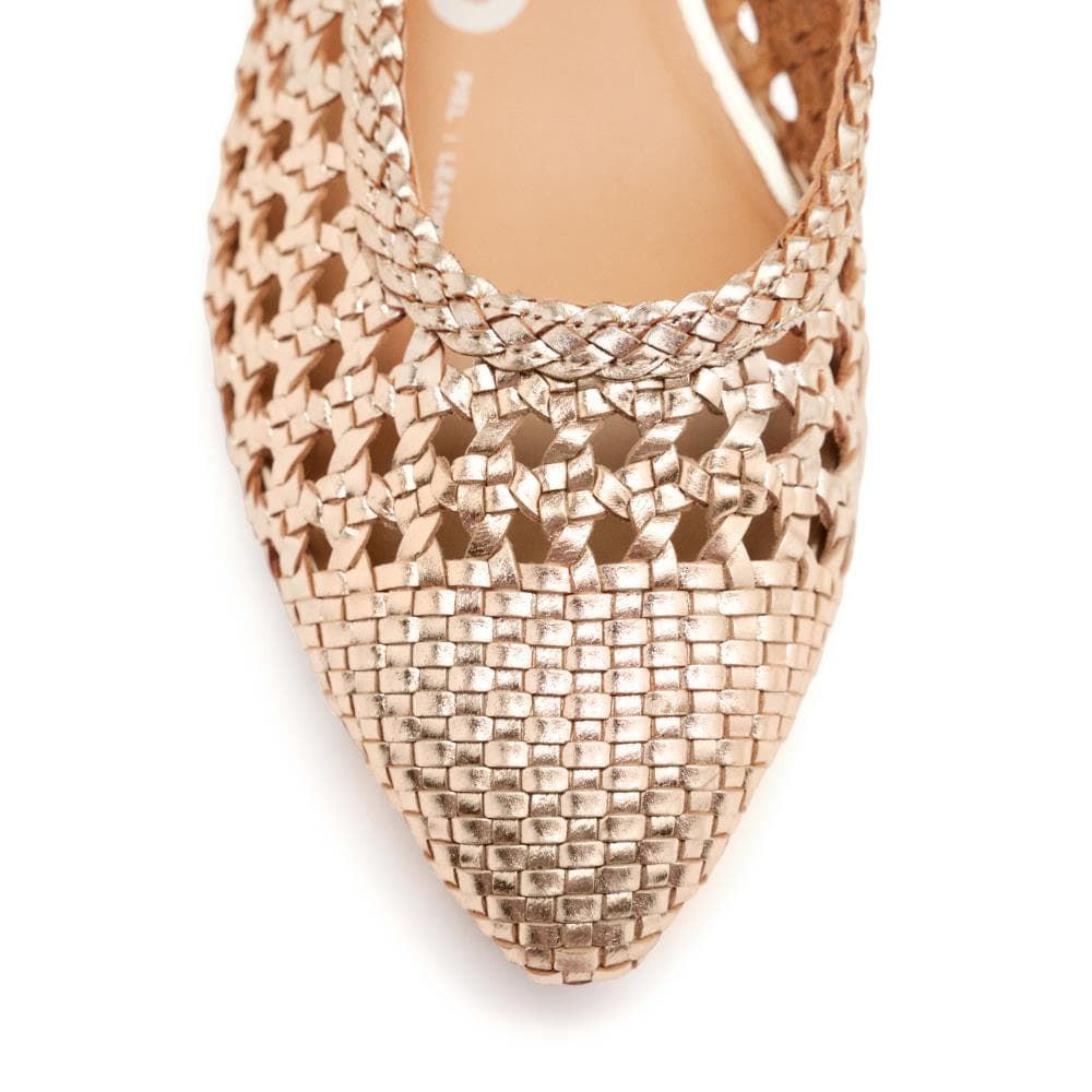 Gioseppo_ Zapato trenzado en dorado - Imagen 3