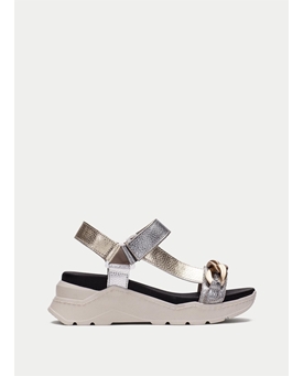 Hispanitas_ Sandalia Sport metalizados - Imagen 1