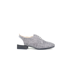 Hispanitas_ Zapato de cordones blanco-negro - Imagen 1