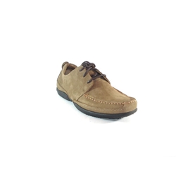 Hush Puppies- Zapato cordones taupe - Imagen 1