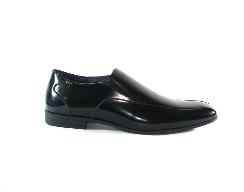 Hush Puppies- Zapato vestir negro brillo - Imagen 2