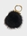 Llavero pelo negro/burdeos - Imagen 1