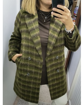 Md´M_ Abrigo cuadros pelo verde - Imagen 2
