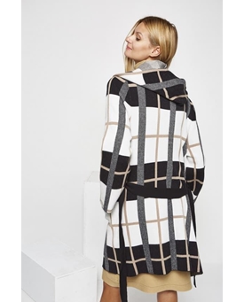 Md´M_ Abrigo de punto cuadros - Imagen 2