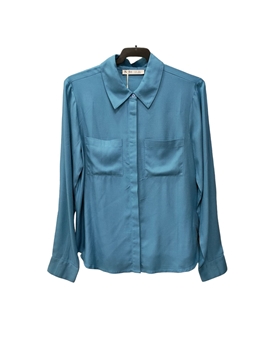 Md´M_ Blusa bolsillos color azul - Imagen 1