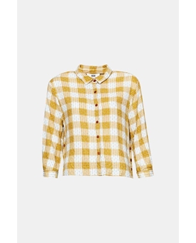 Md´M_ Blusa cuadros amarilla - Imagen 1