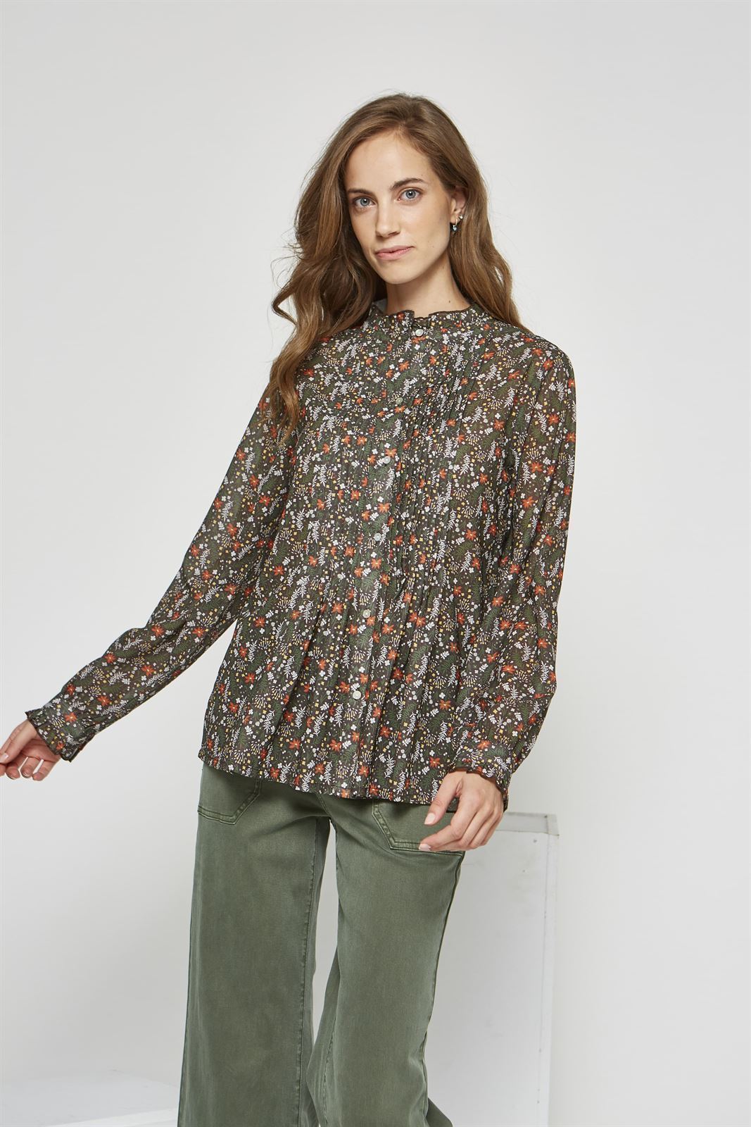 Md´M_ Blusa estampada floral - Imagen 1