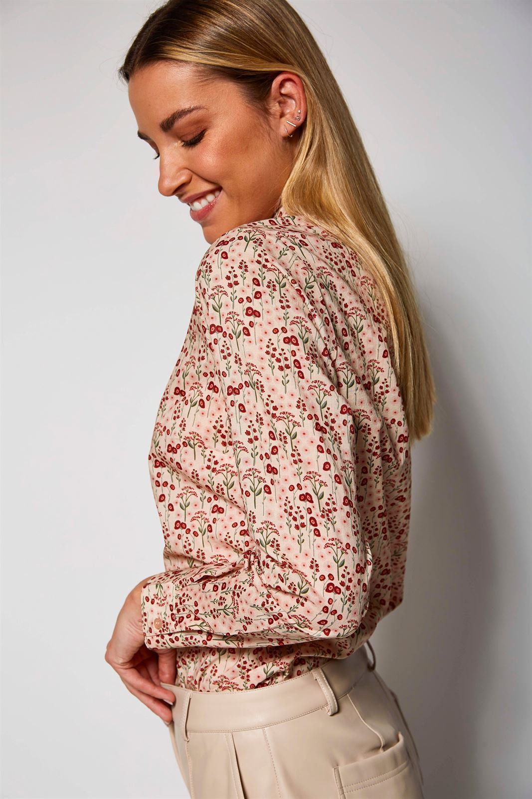 Md´M_ Blusa estampado prado rosa - Imagen 4