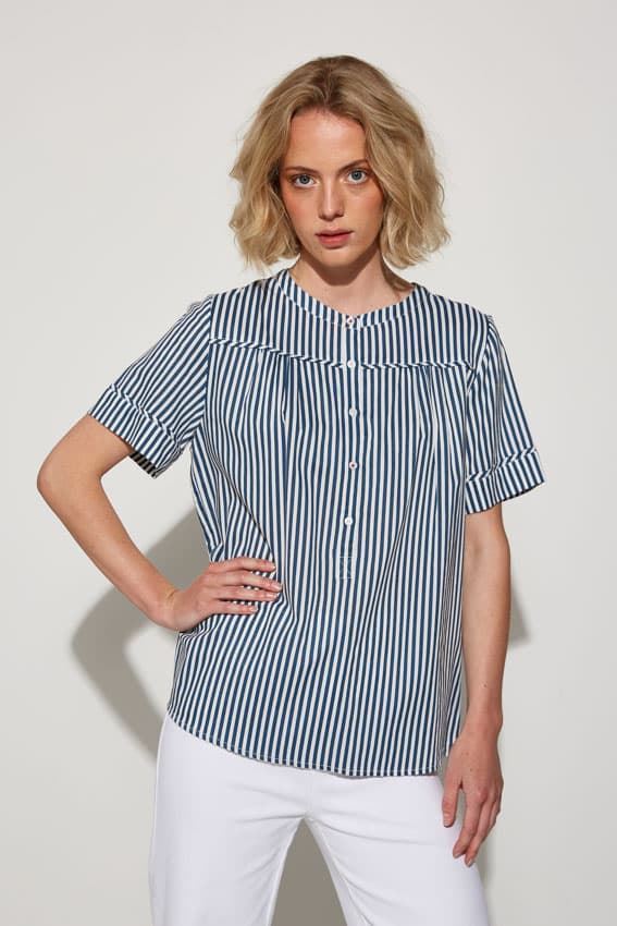 Md´M_ Blusa listas azul marino - Imagen 1