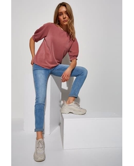 Md´M_ Blusa manga abullonada rosetón - Imagen 2