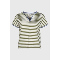 Md´M_ Camiseta algodón rayas verde - Imagen 1