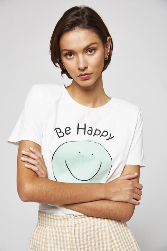 Md`M_ Camiseta Be Happy - Imagen 1