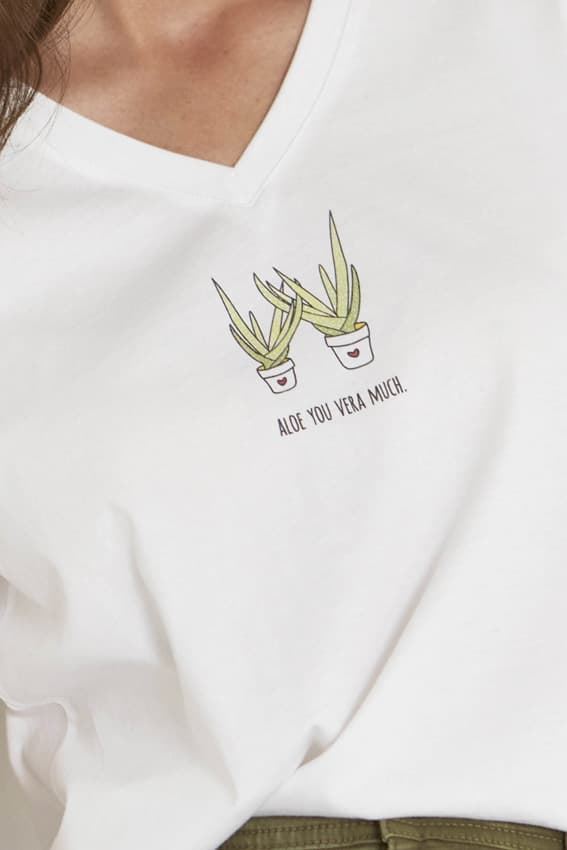 Md´M_ Camiseta blanca dibujo cactus - Imagen 4