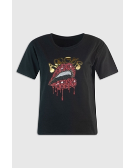 Md´M_ Camiseta estampado labios - Imagen 1