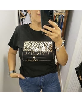 Md´M_ Camiseta negra amore - Imagen 1