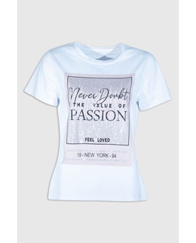 Md´M_ Camiseta punto blanco con dibujo - Imagen 2