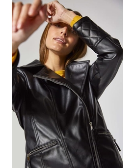 Md´M_  Cazadora polipiel negra - Imagen 1