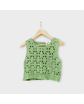 Md´M_ Chaleco de punto kaki - Imagen 1