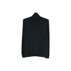 Md´M_ Jersey de cuello cisne en negro y marino - Imagen 1