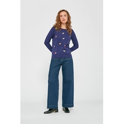 Md´M_ Jersey punto azul pajaritos - Imagen 2