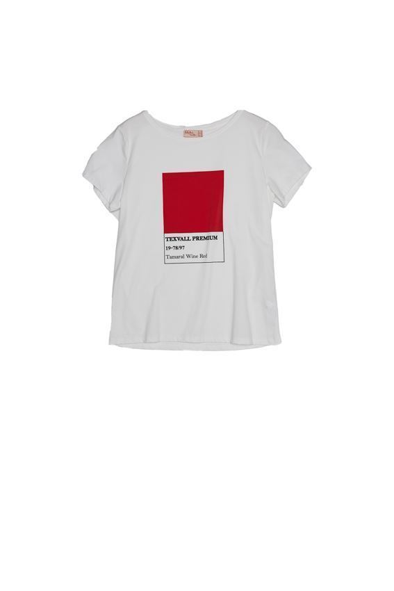 Md´M Leyenda_ Camiseta blanca dibujo rojo - Imagen 3