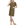 Md´M Leyenda_ Vestido fluido verde Kaki - Imagen 1