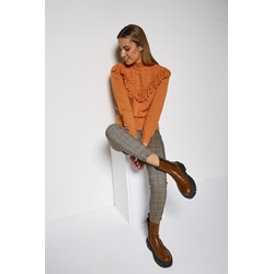 Md´M_ Pantalón de cuadros elástico - Imagen 1