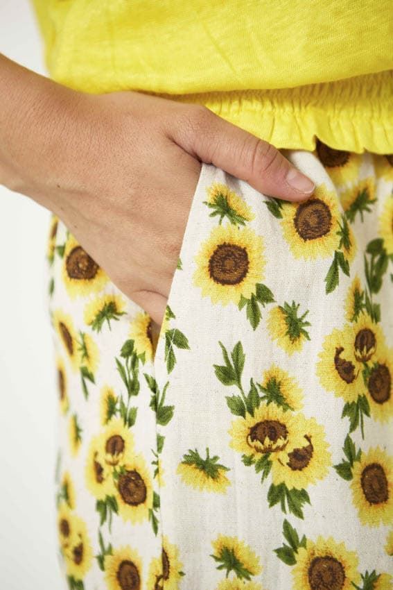 Md´M_ Short estampado girasoles - Imagen 4