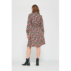 Md´M_ Vestido camisero estampado pájaros - Imagen 1