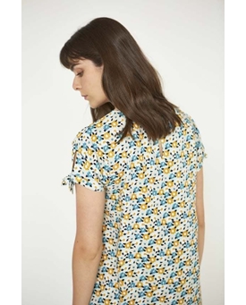 Md´M_ Vestido corto con estampado de flores - Imagen 2