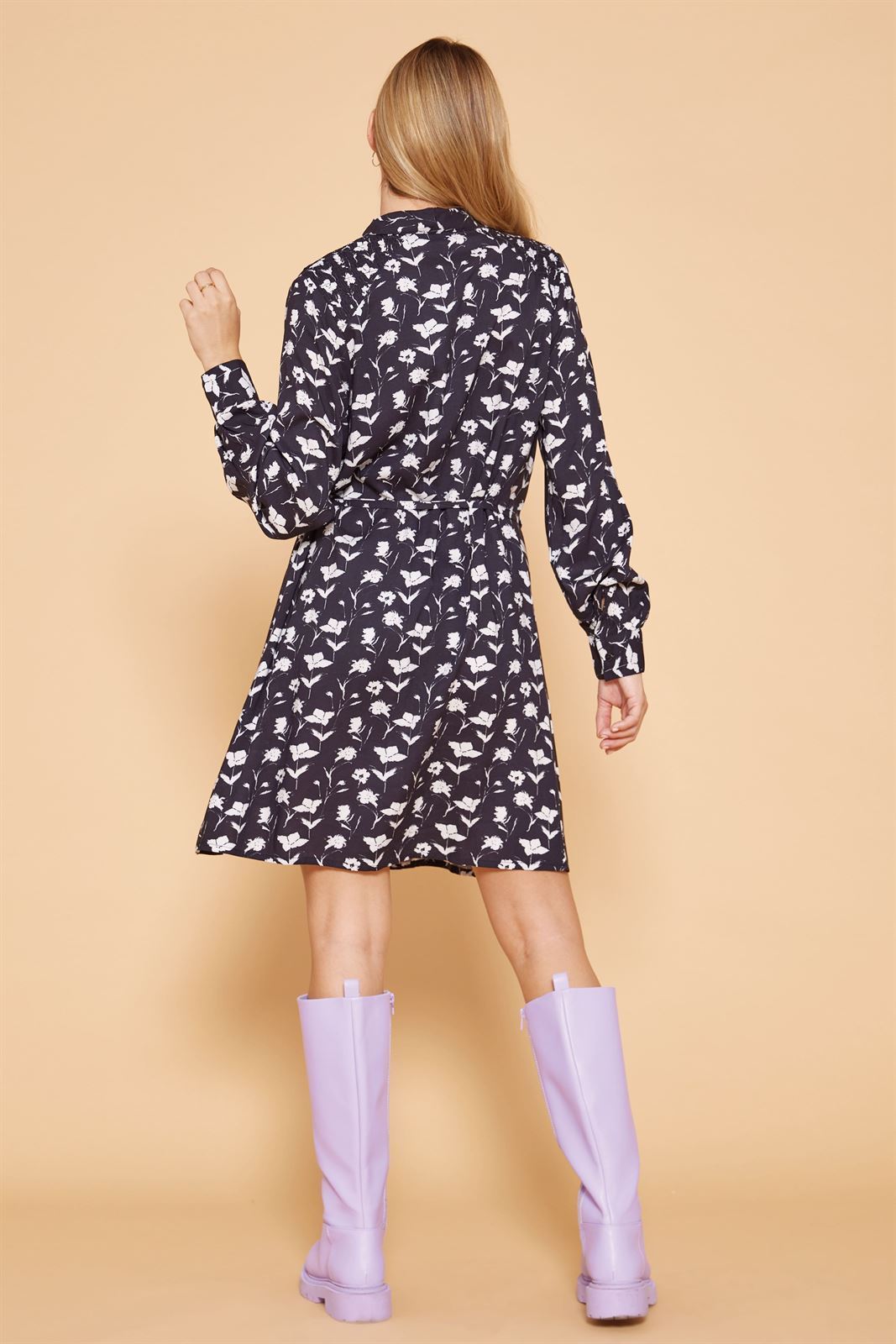 Md´M_ Vestido corto estampado floral - Imagen 3