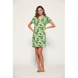 Md´M_ Vestido corto estampado tropical - Imagen 1