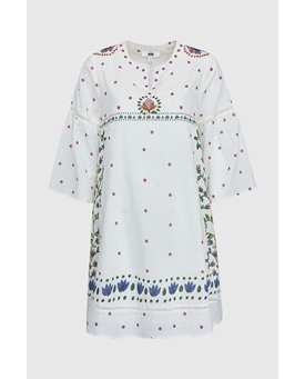 Md´M_ Vestido corto estampado - Imagen 1