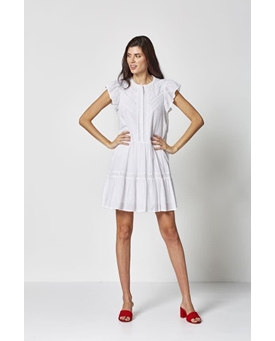 Md´M_ Vestido de algodón blanco - Imagen 1