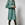 Md´M_ Vestido de punto verde flores - Imagen 2
