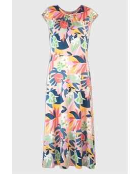 Md´M_ Vestido estampado floral midi - Imagen 2