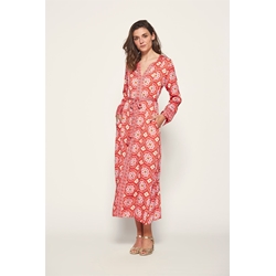 Md´M_ Vestido estampado rojo - Imagen 1