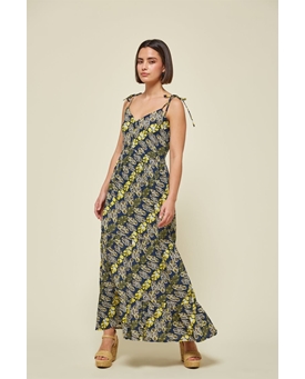 Md´M_Vestido largo estampado flor - Imagen 1