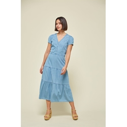 Md´M_ Vestido midi denim - Imagen 1