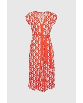 Md´M_ Vestido midi estampado geométrico - Imagen 1