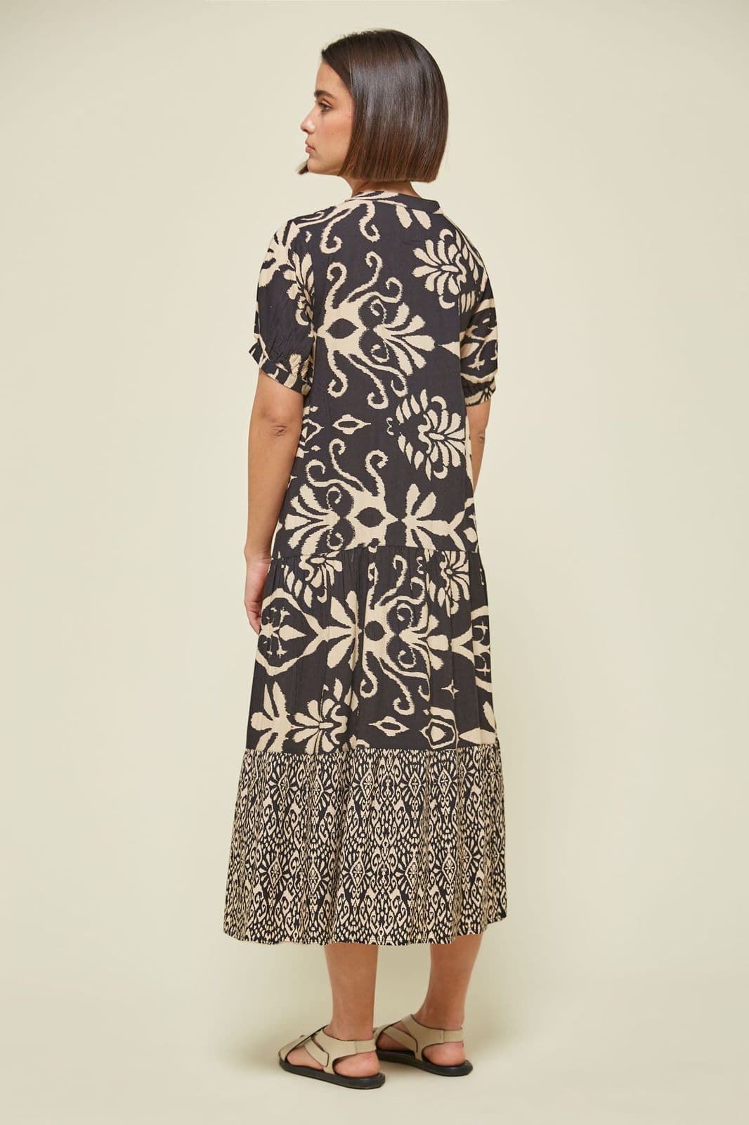 Md´M_ Vestido midi ikat - Imagen 3